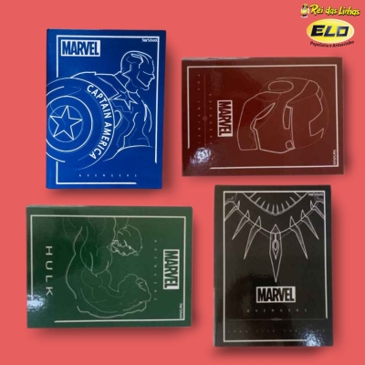 CADERNO STAR SCHOOL BROCHURA C/D COST 80FLS AVENGE-