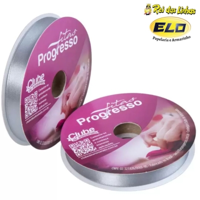 FITA CETIM PROGRESSO SIMPLES PC 50MTS N.3-1222 CINZA