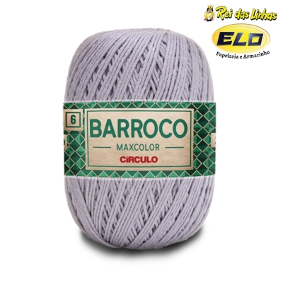BARBANTE BARROCO MAXCOLOR N.6 200G-8212 CROMADO