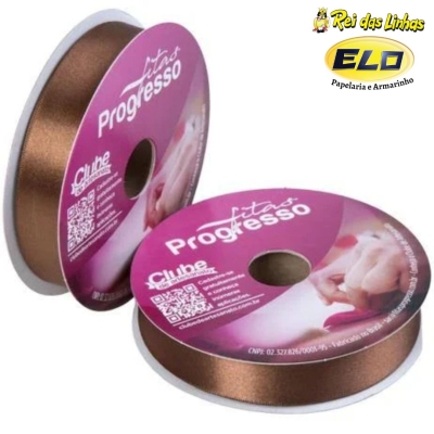 FITA CETIM PROGRESSO SIMPLES PC 50MTS N.5-391 MARROM
