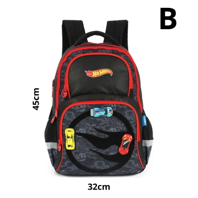 MOCHILA HOT WHEELS PRETA