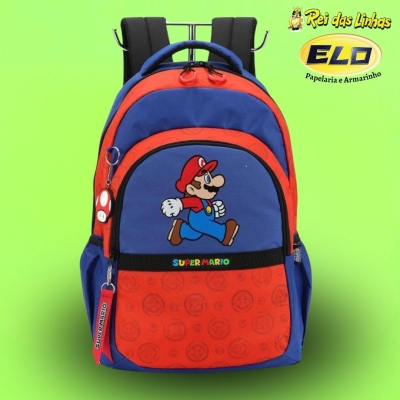 MOCHILA COSTA LUXCEL SUPER MARIO MS46931MO-AZUL