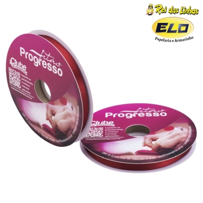 FITA CETIM PROGRESSO SIMPLES PC 50MTS N.2-389 VINHO