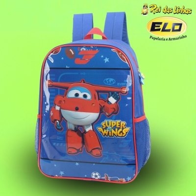 MOCHILA LUXCEL COSTAS SUPER WINGS IS32681SW-VM