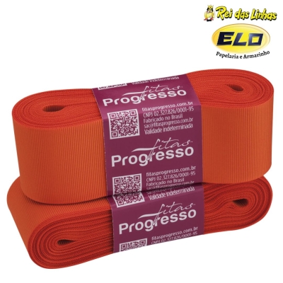 FITA GORGURAO PROGRESSO N.9 GL009 PC 10MTS-066 LARANJA