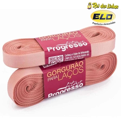 FITA GORGURAO PROGRESSO N.2 GL002 PC 10MTS-1143 ROSA VELHO