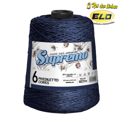 BARBANTE SUPREMO Nº6 627MT-00015 AZUL MARINHO