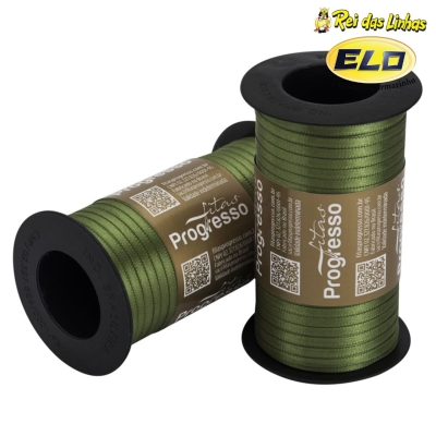 FITA CETIM PROGRESSO DUPLA PC 100MTS N.0-249 VERDE MILITAR