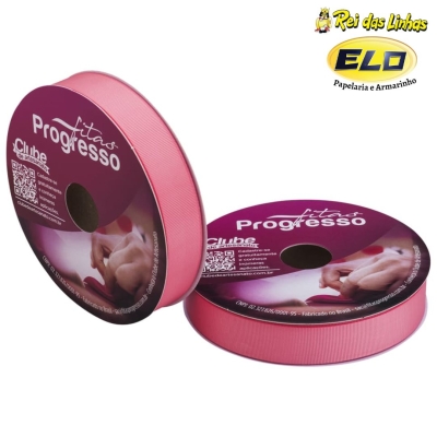 FITA GORGURAO PROGRESSO N.5 GL005 PC 40MTS-009 ROSA PETALA