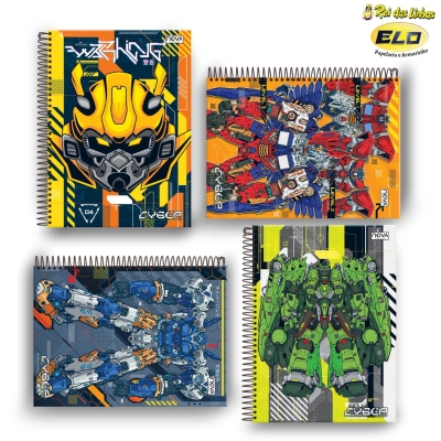 CADERNO NOVA UNIV C/D 1MT 80FLS CYBER-