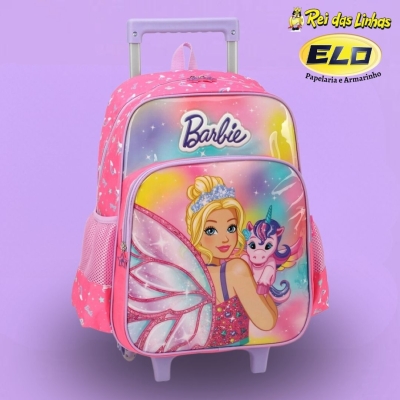 MOCHILA CARRINHO LUXCEL BARBIE IC39126BB-PINK