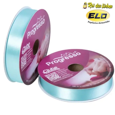 FITA CETIM PROGRESSO SIMPLES PC 50MTS N.5-247 AZUL TIFFANY