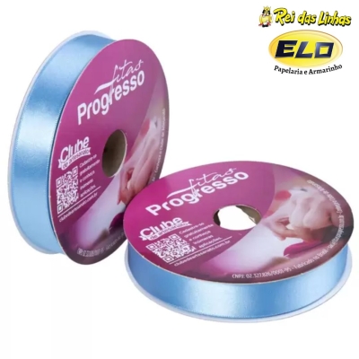 FITA CETIM PROGRESSO SIMPLES PC 50MTS N.5-246 AZUL CELESTE