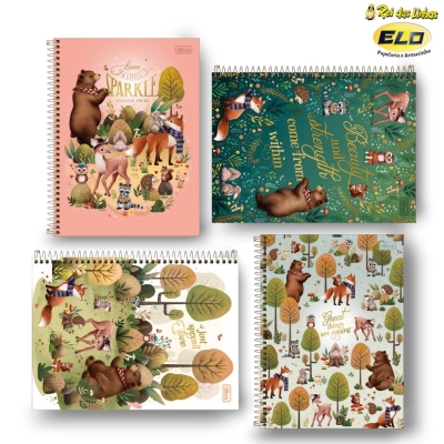CADERNO TILIBRA ESP UNIV C/D 1MT 80FLS LOVELAND-