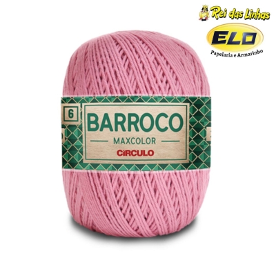BARBANTE BARROCO MAXCOLOR N.6 200G-3390 QUARTZO