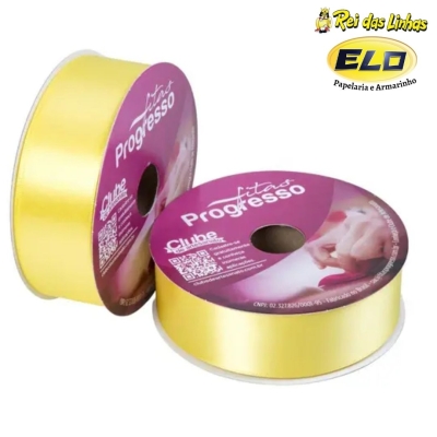 FITA CETIM PROGRESSO SIMPLES PC 50MTS N.9-242 AMARELO CANARIO