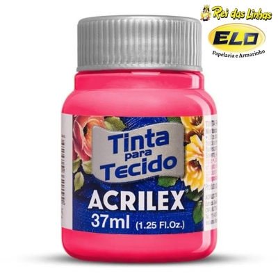 TINTA TECIDO ACRILEX 37ML-800 VERMELHO BEBE