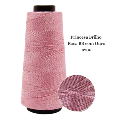 3206 ROSA BB _OURO C/ BRILHO