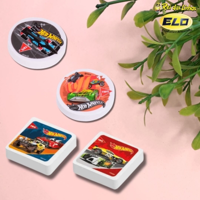 BORRACHA TRIS TOP HOT WHEELS--