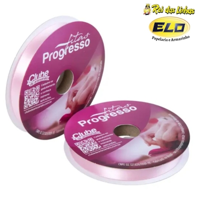 FITA CETIM PROGRESSO SIMPLES PC 50MTS N.3-310 ROSA BEBE