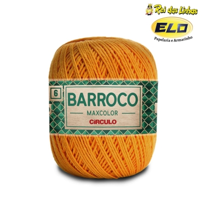 BARBANTE BARROCO MAXCOLOR N.6 200G-4131 DARK CHEDDAR