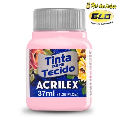TINTA TECIDO ACRILEX 37ML-813 ROSA BEBE