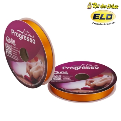 FITA CETIM PROGRESSO SIMPLES PC 50MTS N.3-066 LARANJA