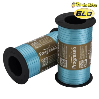 FITA CETIM PROGRESSO DUPLA PC 100MTS N.1-386 VERDE AGUA