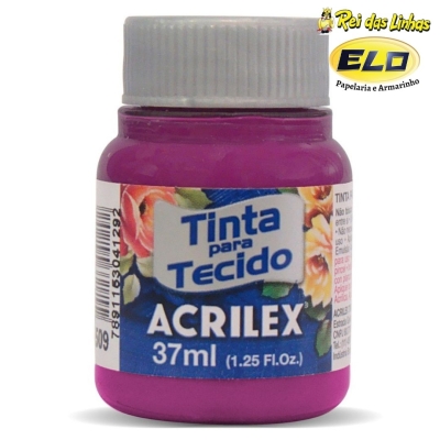 TINTA TECIDO ACRILEX 37ML-549 MAGENTA