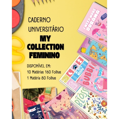 10 MATERIAS FEMININO - ESCOLHA A ESTAMPA.