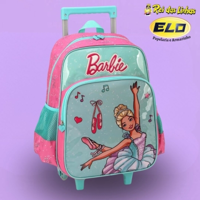 MOCHILA CARRINHO LUXCEL BARBIE IC39126BB-VERDE
