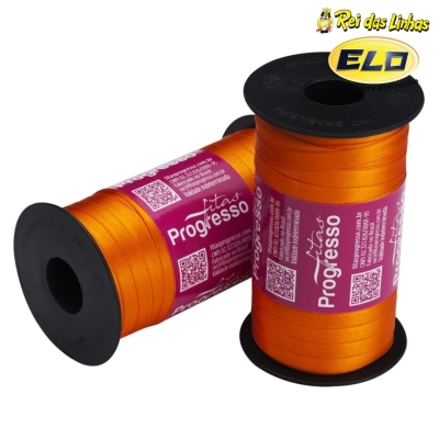 FITA CETIM PROGRESSO SIMPLES PC 100MT N.1-066 LARANJA