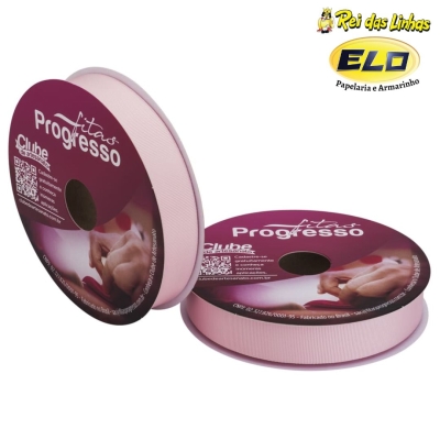 FITA GORGURAO PROGRESSO N.5 GL005 PC 40MTS-206 ROSA CLARO