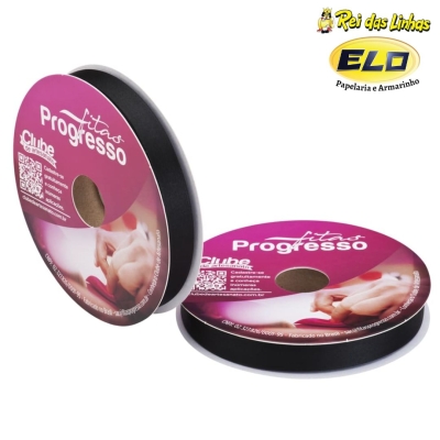 FITA CETIM PROGRESSO SIMPLES PC 50MTS N.3-219 PRETO