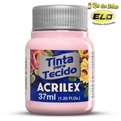 TINTA TECIDO ACRILEX 37ML-635 ROSA CANDY