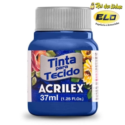 TINTA TECIDO ACRILEX 37ML-568 AZUL CERULEO
