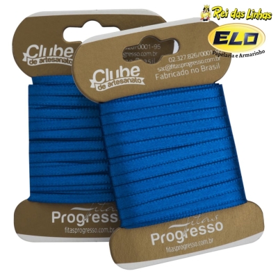 FITA CETIM PROGRESSO DUPLA PC 10MTS N.0-214 AZUL ROYAL