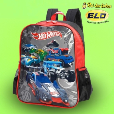 MOCHILA MAXLOG COSTA HOT WHEELS IS35931HW VERMELHO-