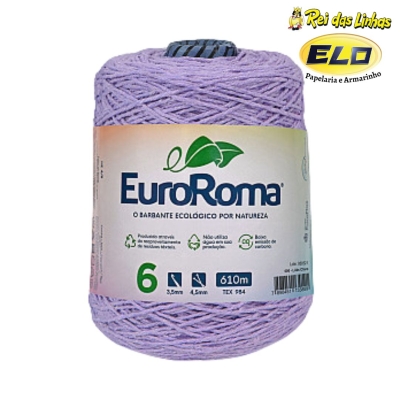 BARBANTE EURO ROMA 600GR N.6-600 LILÁS CLARO