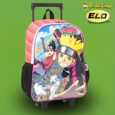 MOCHILA CARRINHO LUXCEL BORUTO IC38112BR-VERMELHA