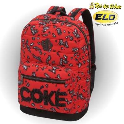 MOCHILA PACIFIC COSTAS COCA COLA MALAWI VERMELHO-