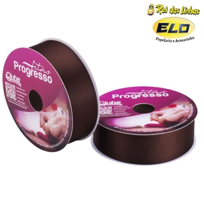 FITA CETIM PROGRESSO SIMPLES PC 50MTS N.9-340 MARROM CAFE