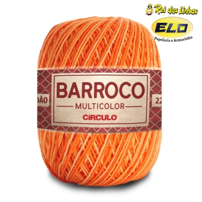 BARBANTE BARROCO MULTICOLOR N.6 200GR-9059 ABÓBORA