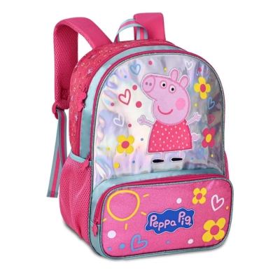 MOCHILA COSTAS PERSONAGEM PEPPA PIG
