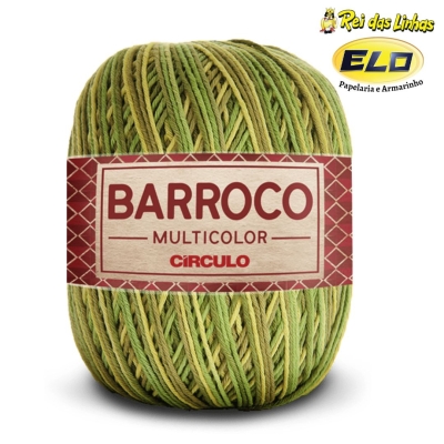 BARBANTE BARROCO MULTICOLOR N.6 200GR-9392 FOLHAS