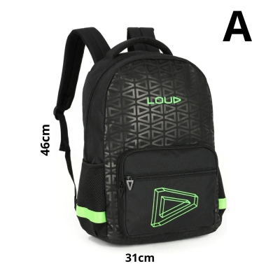 MOCHILA DE COSTAS LOUD VERDE/PRETA
