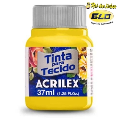 TINTA TECIDO ACRILEX 37ML-505 AMARELO OURO