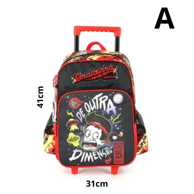 MOCHILA RODINHA ENALDINHO PRETA