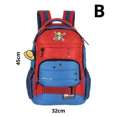 MOCHILA ONE PIECE VERMELHA