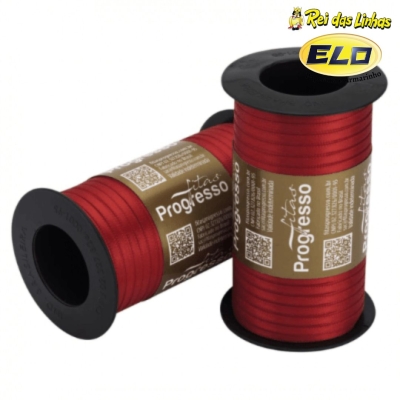 FITA CETIM PROGRESSO DUPLA PC 100MTS N.0-1354 VERMELHO TOMATE